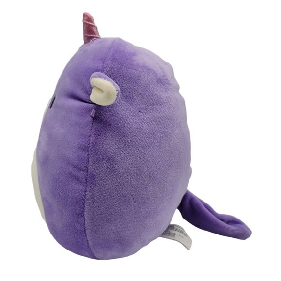 2/$15 Squishmallows Astrid Cow Unicorn Plush Purple 8" Tail Stuffed Kellytoy - Picture 2 of 9